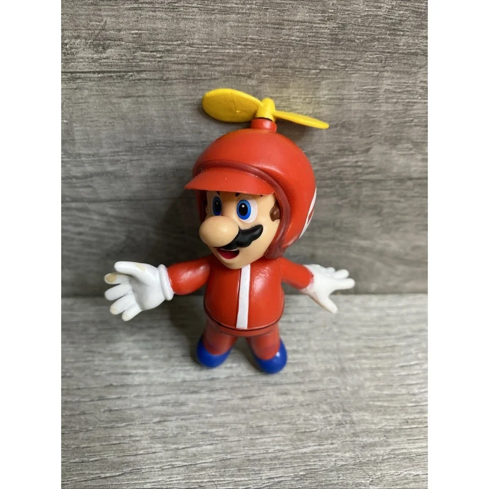 2018 Jakks Super Mario World of Nintendo Flying Action Figure Propeller